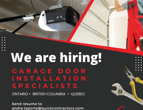 Job Posting: Garage Door Installation Technician